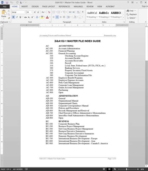GUIDE INDEX .